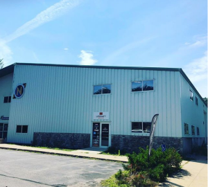 Liferaft Services' building in York, Maine