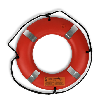 24″ Orange Lifering with Reflective Tape - USCG & TC Approved DX024RD