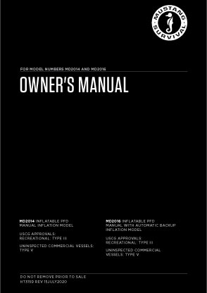 MD2014 Owner's Manual
