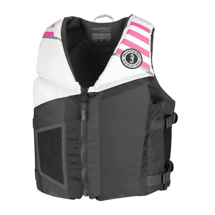 Rev Young Adult Foam Vest (Gray/White/Pink)