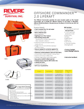 Offshore Commander Spec Sheet