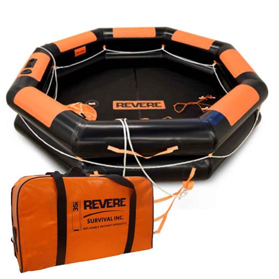 Revere USCG Approved IBA (Inflatable Buoyant Apparatus) with Valise