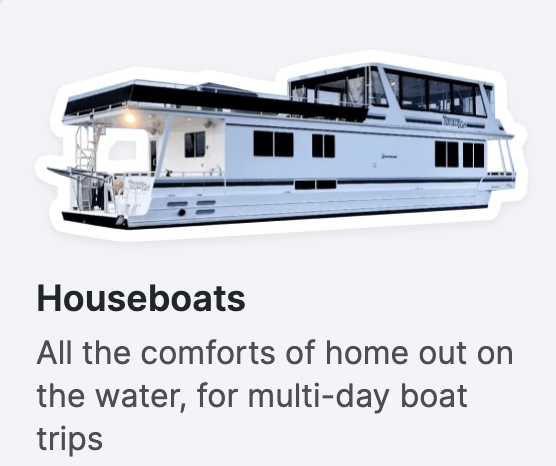 Equipment for Houseboat and Sleepaboard Rentals