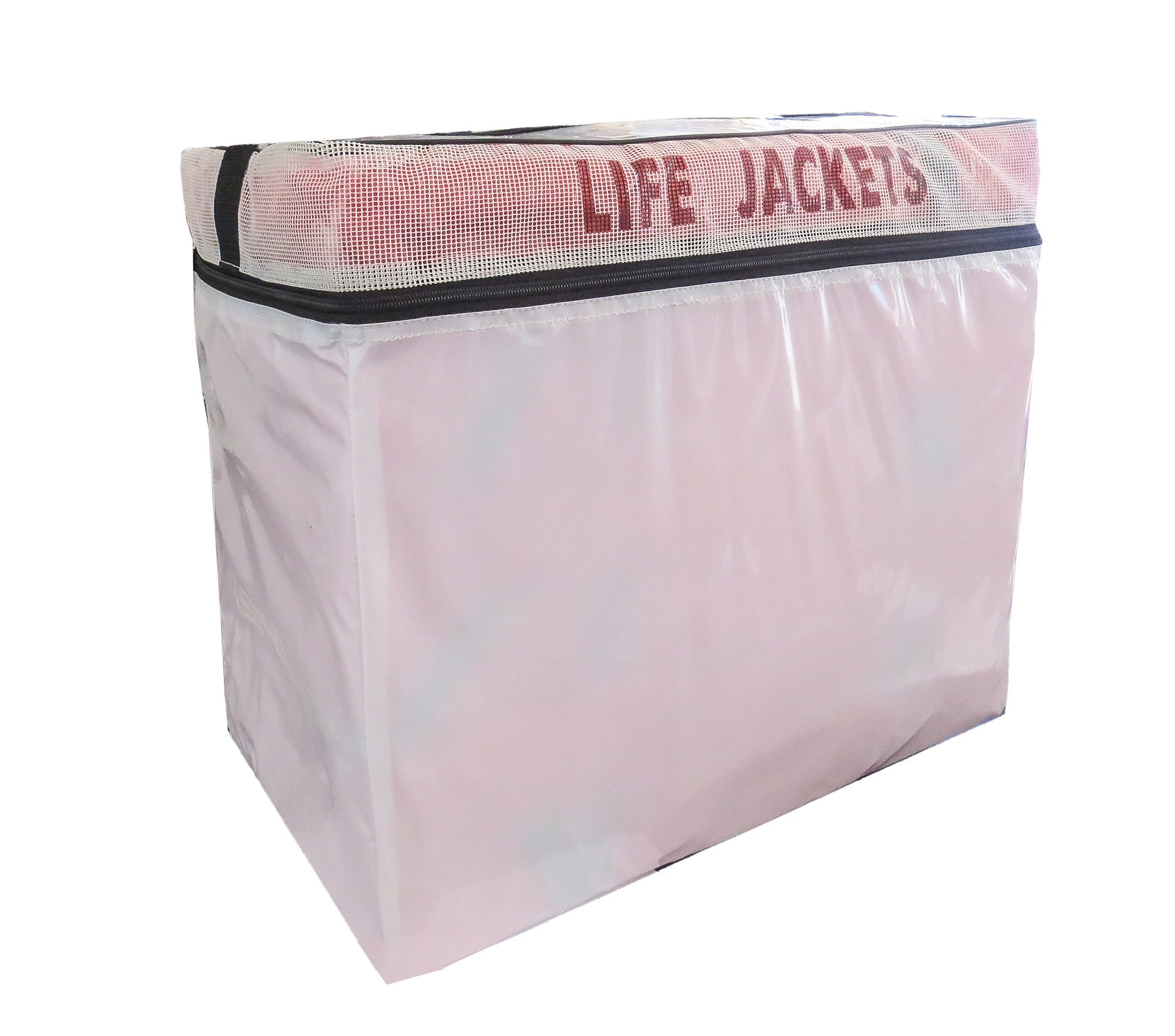 Adult Type II USCG Life Vests w/Bag, Orange, 6-Pack storage bag