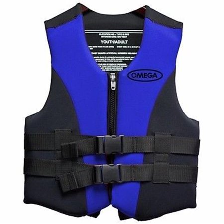 FLOWT Neoprene Blue/Black Type III Life Jacket - Adult 2XL