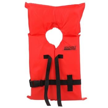 Adult Univeral USCG Type II Life Jacket PFD Orange Flotation Vest 6 Pack 